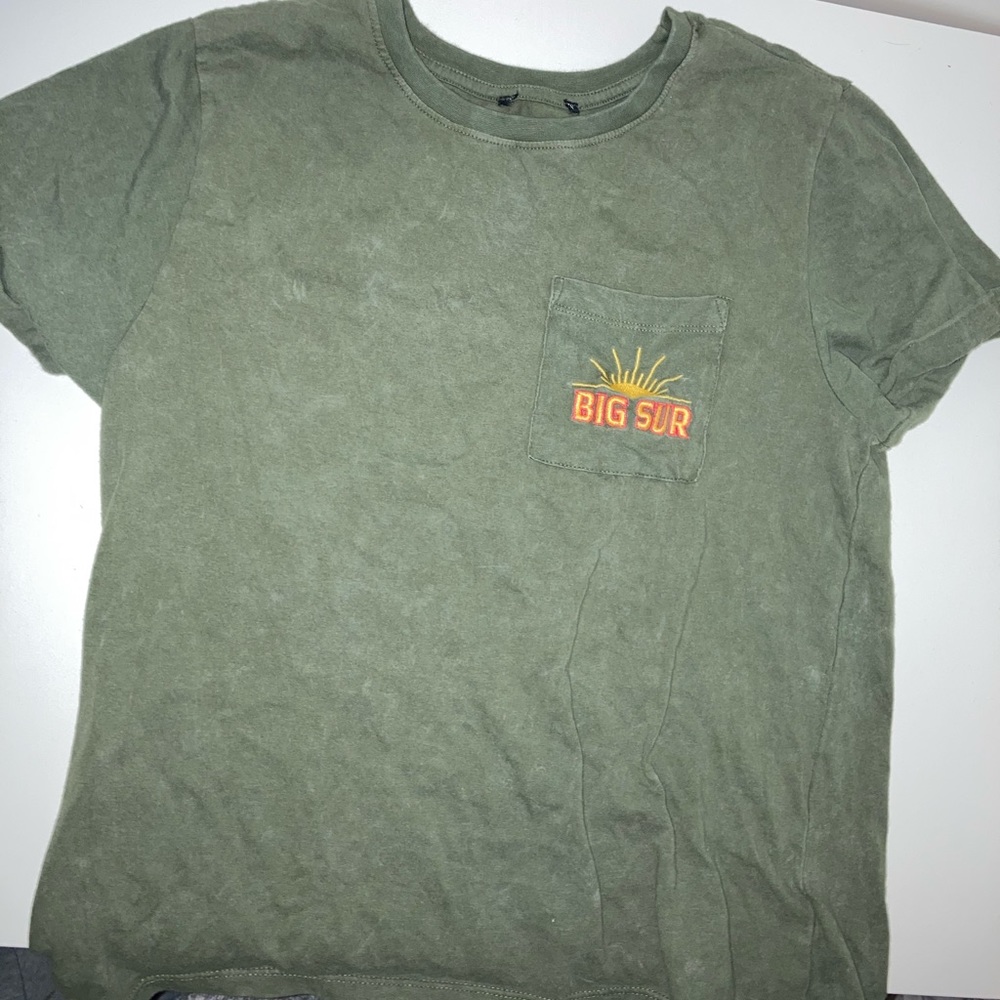 Big Sur green t shirt